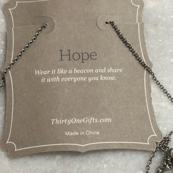 JK by Thirty-One “Whisper Cross Necklace” 2 tone silver/gold 16”+ 2” extenderNWT - Picture 4 of 7